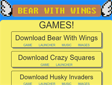 Tablet Screenshot of bearwithwings.com